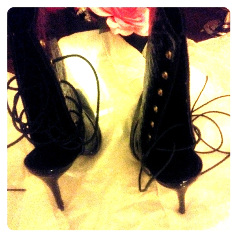 Fashionova Sexy Back Out Booties 5-7 inch heel